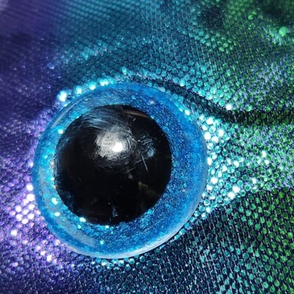 Toy Works Narwhal Plush Shiny Colorful Whale Stuffed Animal Blue Purple Pink - Picture 7 of 8